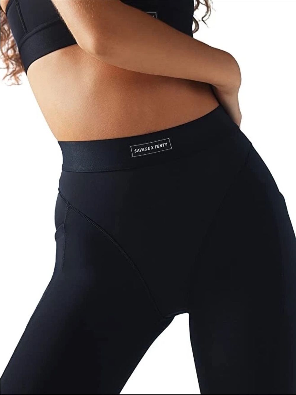 Savage X Fenty Black High-Waist Sculpting Leggings